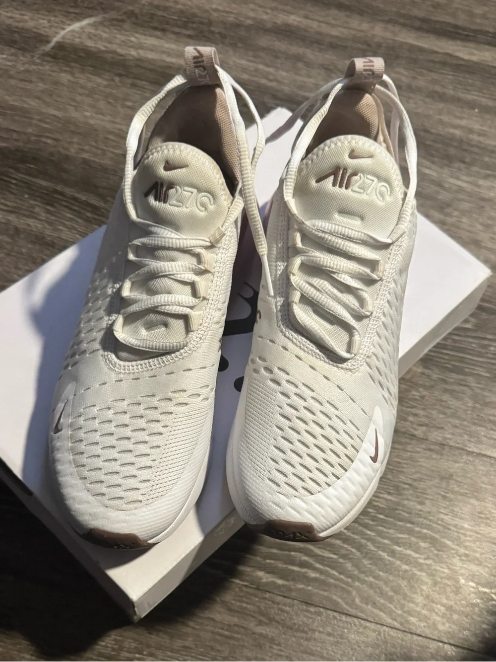 Women's Nike Air Max 270 White/Platinum Violet (AH6789 120)